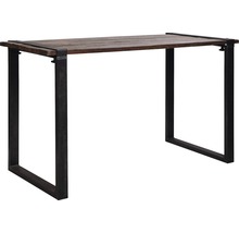 Bord med träskiva och metallram