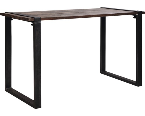 Bord med träskiva och metallram