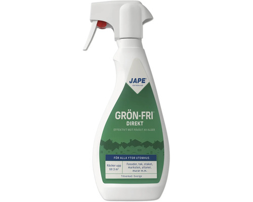 Jape Grün-Fri algrengöring med spraymunstycke för utomhusbruk
