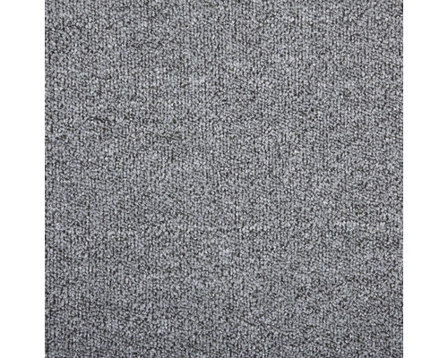 Heltäckningsmatta slinga Matrix ljusgrå 400cm bred (metervara) Detaljvy av en grå heltäckningsmatta