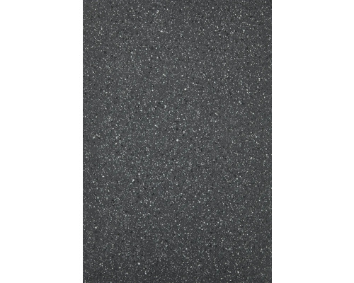 Närbild av en grå köksbänk med spräcklig textur.