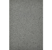 Närbild av en grå bänkskiva med spräcklig textur