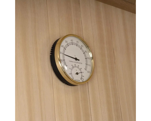 Termohygrometer för mätning av temperatur och fuktighet i bastun