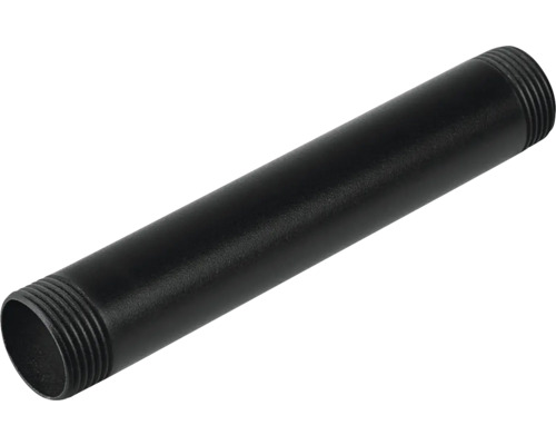 Svart stålrör med gänga