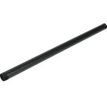 Svart stålrör med gänga i båda ändar