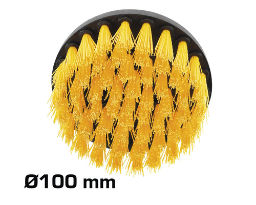 Rund borste med borst, diameter 100 mm