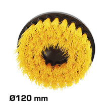 Rund borste med en diameter på 120 millimeter