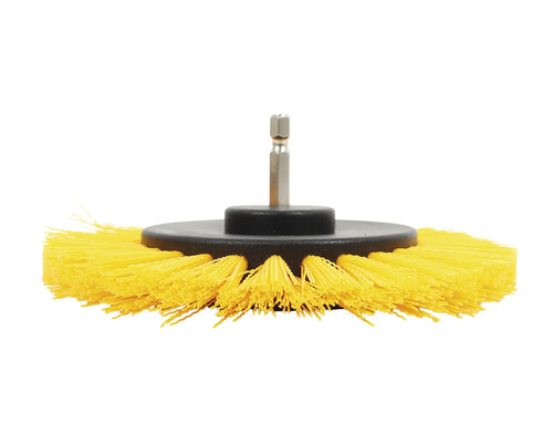 Rund borste med borrmaskinfäste