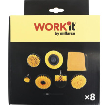 Workit by Millarco rengöringsborstsats, 8 delar
