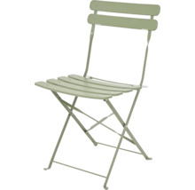 Fällbar trädgårdsstol av metall