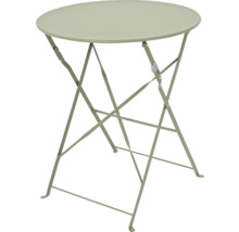 Runt fällbart bord för utomhusbruk