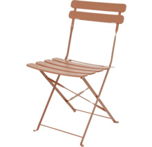 Fällbar trädgårdsstol av metall