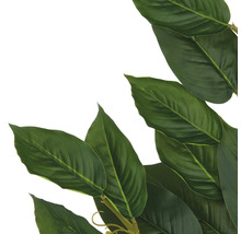 Konstgjord växtstjälk med stora blad