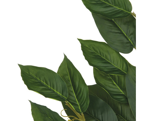 Konstgjord växtstjälk med stora blad