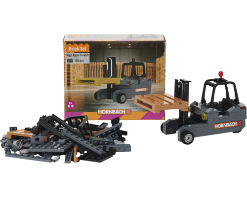 Hornbach Brick Set höglager truck med 109 delar
