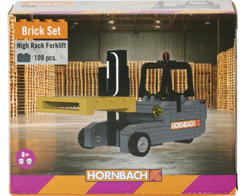 Hornbach byggklossar höglyftstruck, 109 delar