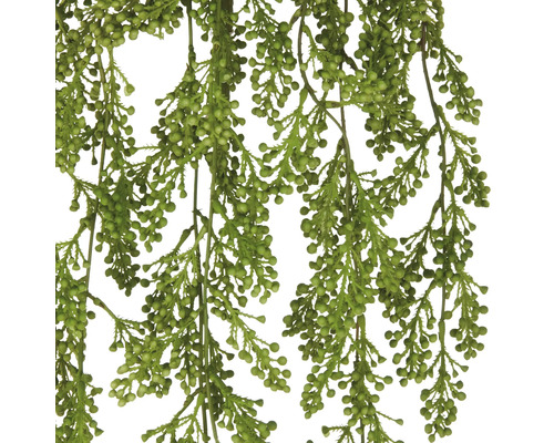 Konstgjord hängande växt med blad och bär