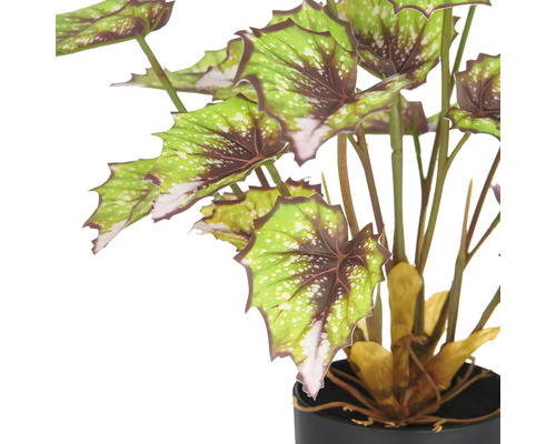 Konstgjord begonia i en kruka