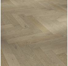 Läggning av träparkett i fiskbensmönster