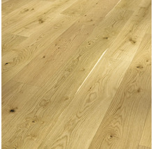 Ljust parkettgolv i ek