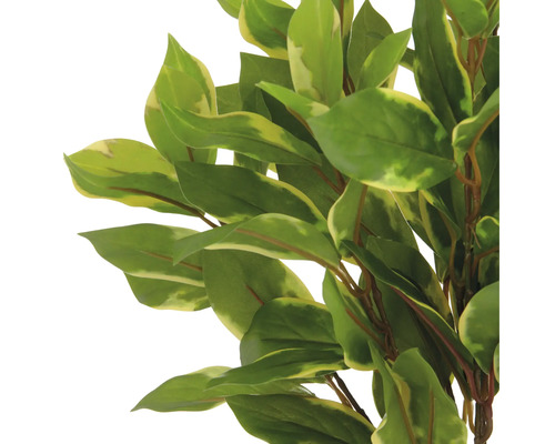 Konstgjord buske med blad för dekoration