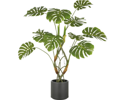 Konstgjord Monstera-planta i kruka