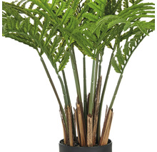 Konstgjord växt i kruka med ormbunksblad