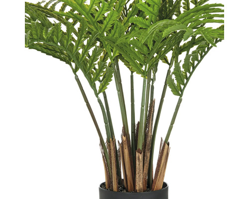 Konstgjord växt i kruka med ormbunksblad