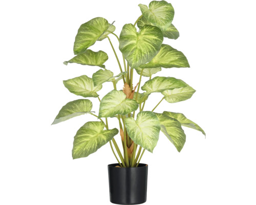 Konstväxt syngonium i kruka 65 cm Konstgjord krukväxt med gröna blad i kruka