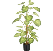 Konstgjord växt med hjärtformade blad i kruka