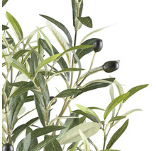 Konstgjord olivkvist med blad och oliver