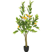 Konstgjort citronträd i kruka som dekoration