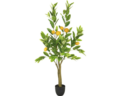 Konstgjort citronträd i kruka som dekoration