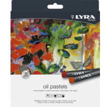 Lyra oljepasteller, 24 stycken, för konstnärer