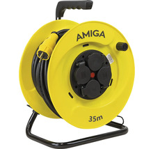 Amiga kabelvinda med 35 meters kabellängd