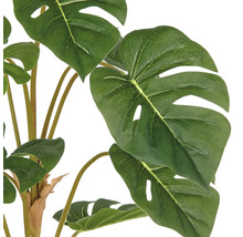 Konstgjord Monstera krukväxt med stora blad