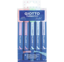 Giotto Turbo Pro Pastel filtpennor, 5-pack
