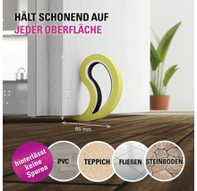 Dörrstopp för skonsam stoppning på alla ytor, lämnar inga spår