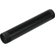 Svart rör med gänga i båda ändar