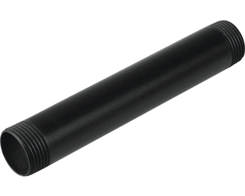 Svart rör med gänga i båda ändar