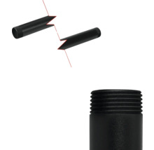 Gängrör för anslutning av rörledningar