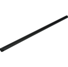 Svart metallrör med gänga