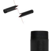 Rörkoppling med gänga för anslutning av rör