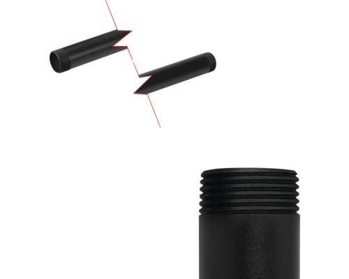 Rörkoppling med gänga för anslutning av rör