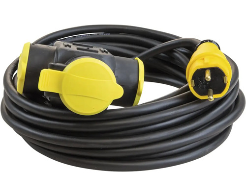 Förlängningskabel med kontakt och skarvdon