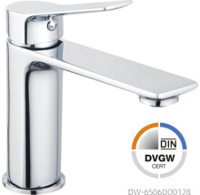 Tvättställsblandare med DIN DVGW-certifikat