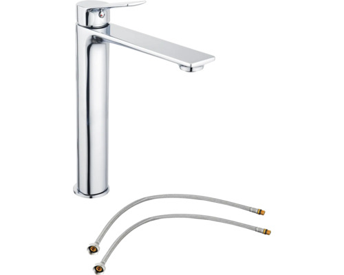 Tvättställsblandare med anslutningsslangar