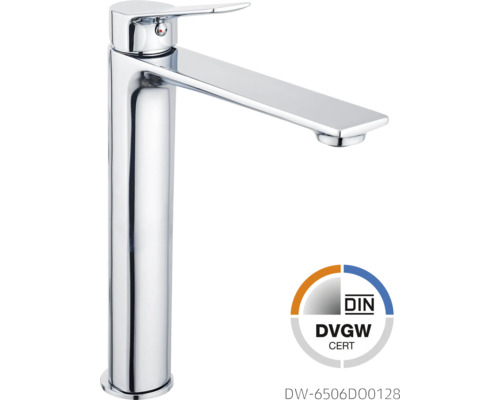 Tvättställsblandare med DIN DVGW-certifiering