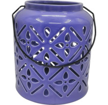 Dekorativ keramisk lykta med handtag