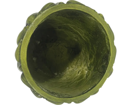 Insida av en blomkruka